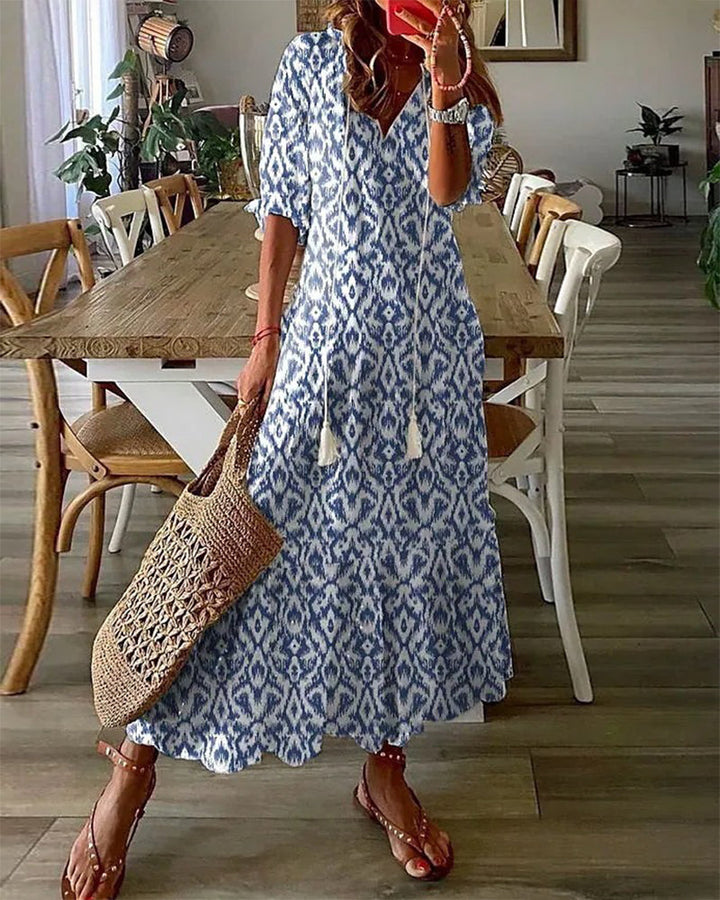 Lorna | Stilvolles Bohemian Quastenkleid