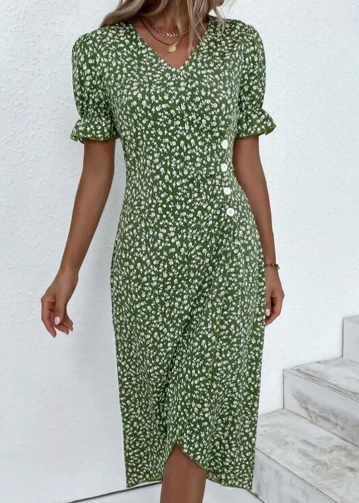 Sophie - Elegantes und Bequemes Blumenkleid