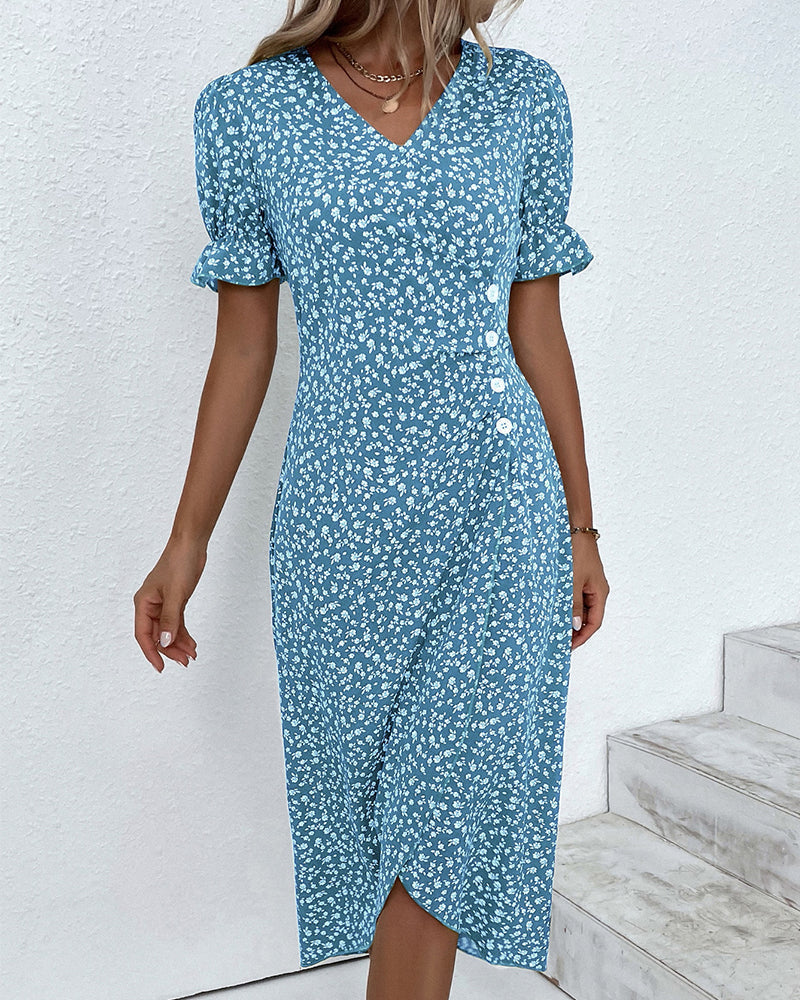 Kaelith™ - Blumenkleid im Frühlingsdruck