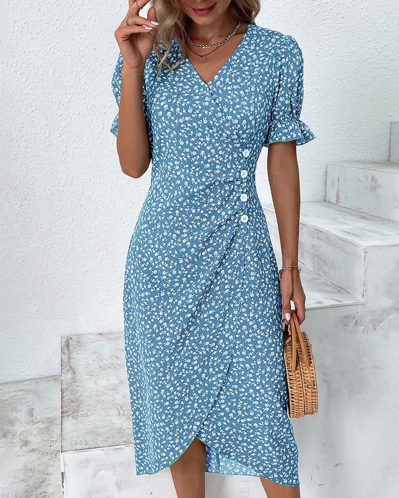 Kaelith™ - Blumenkleid im Frühlingsdruck