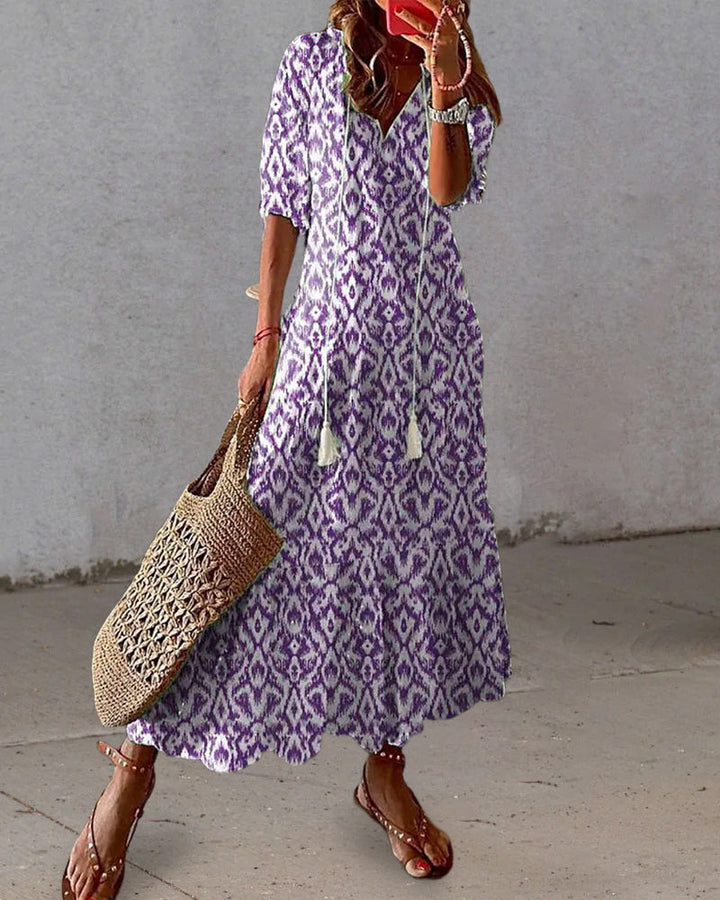 Lorna | Stilvolles Bohemian Quastenkleid