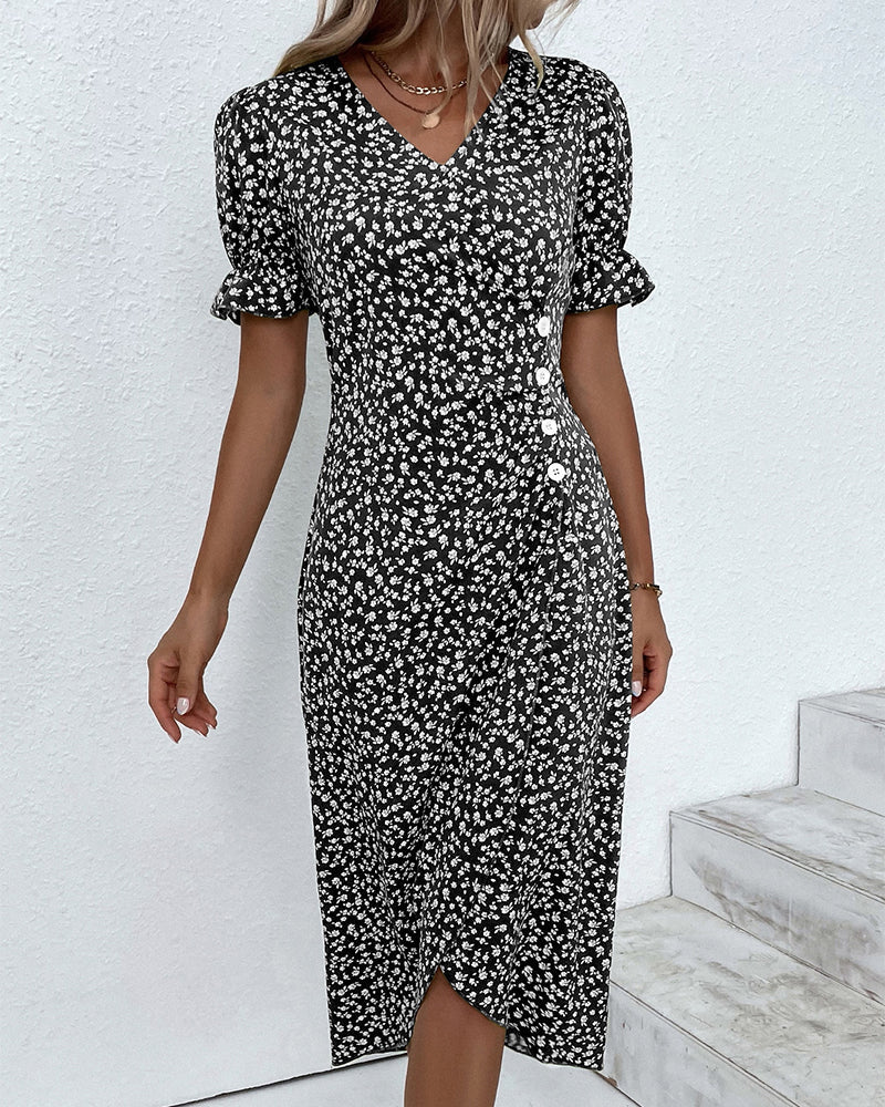Kaelith™ - Blumenkleid im Frühlingsdruck