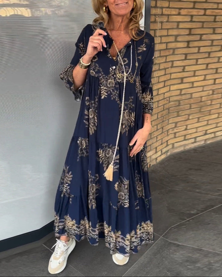 Susan | Elegantes Boho Maxikleid