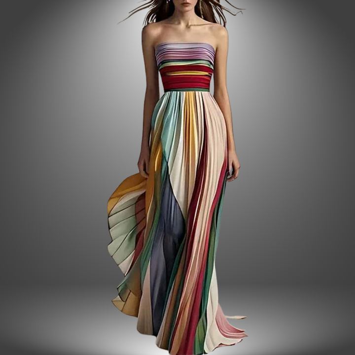 Lilith Trägerloses Langes Kleid