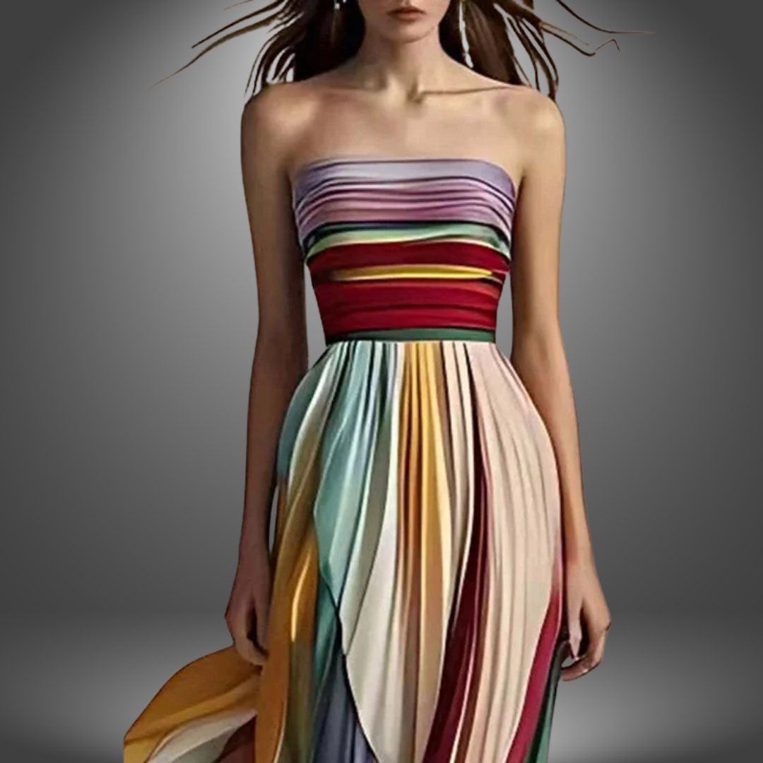 Lilith Trägerloses Langes Kleid
