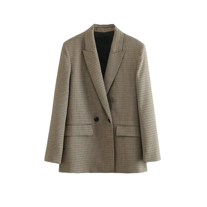 Brand & Belle | Klassischer Hahnentrittmuster-Blazer