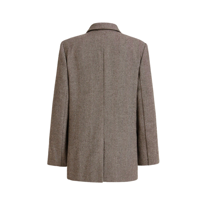 Brand & Belle | Kaffee Brauner Ein-Knopf-Blazer