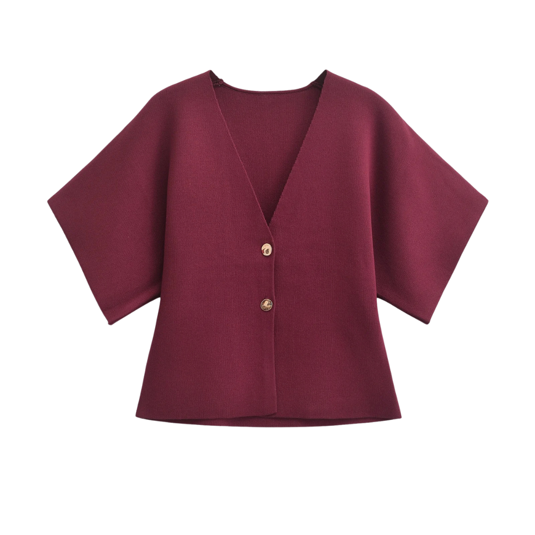 Brand & Belle | Schicke Minimalistische Bluse mit Knöpfen