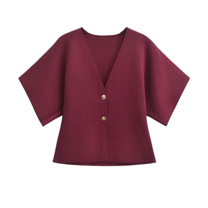 Brand & Belle | Schicke Minimalistische Bluse mit Knöpfen