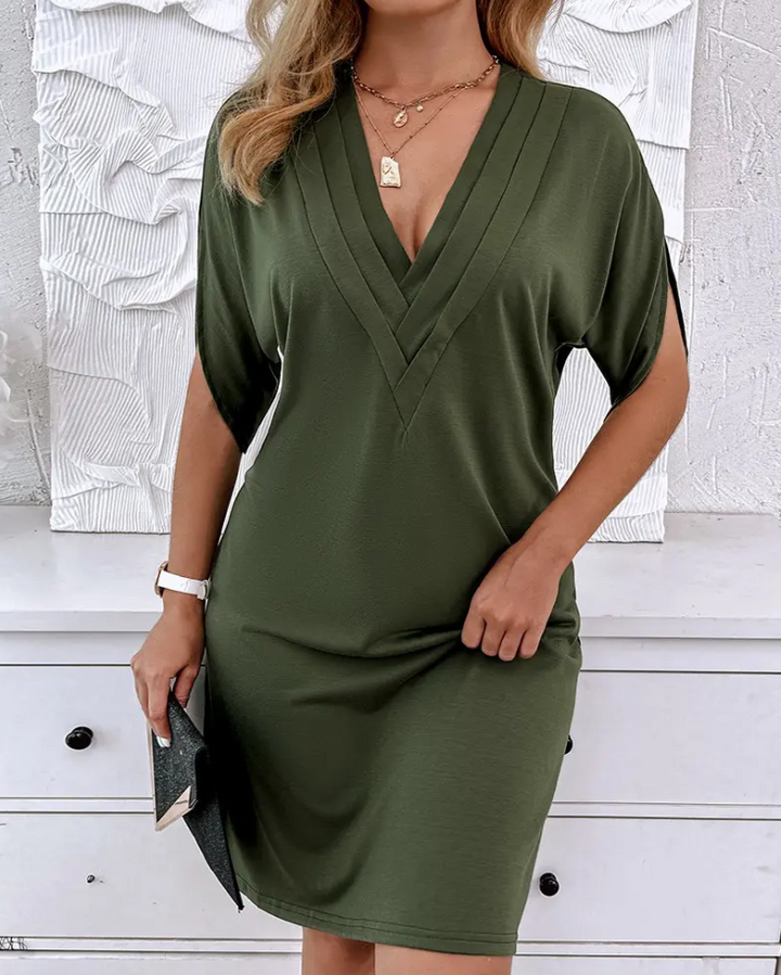 Clairene™ - Elegantes Kleid mit halblangen Ärmeln für Frauen