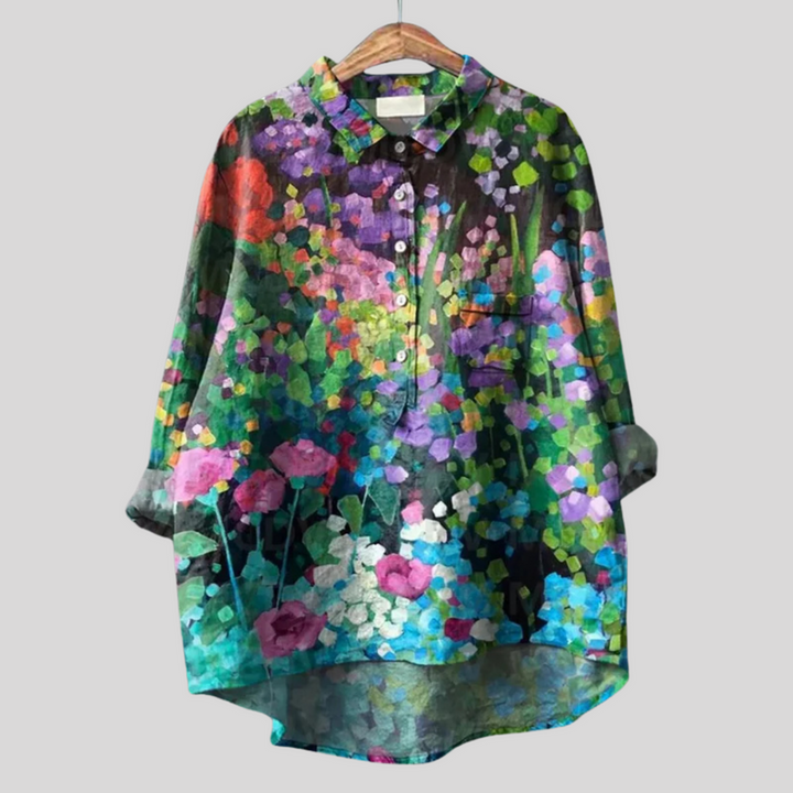 Brandt & Belle | Handgemachte Blumenbluse