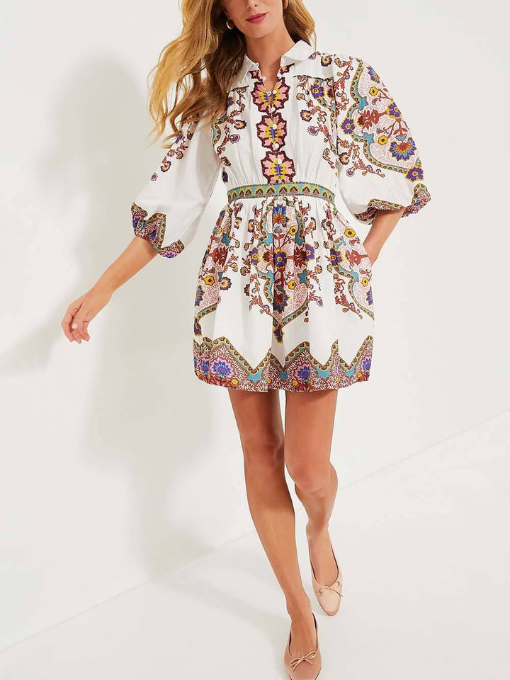Jenny™ - Einzigartiges Shirt-Minikleid mit Taschen