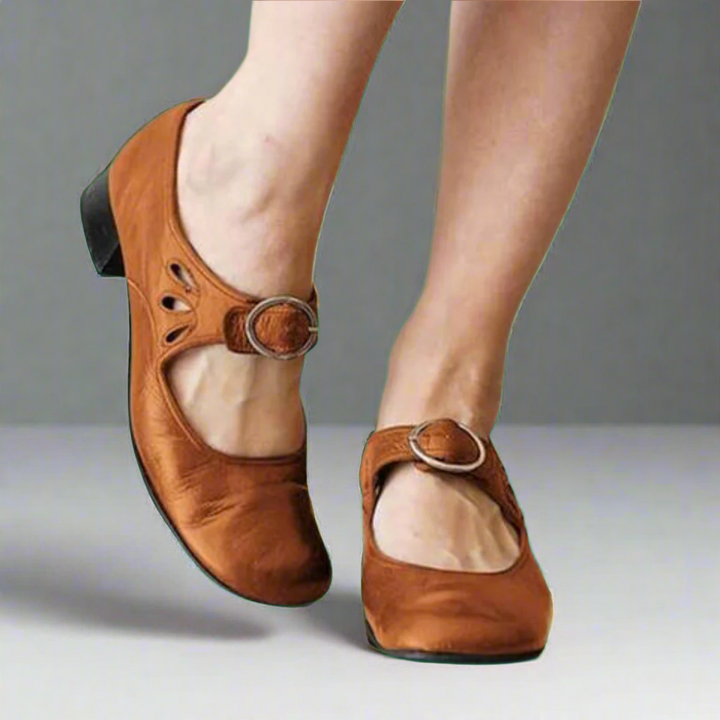 GERDA | Retro Mary-Jane-Schuhe mit bequemem Absatz
