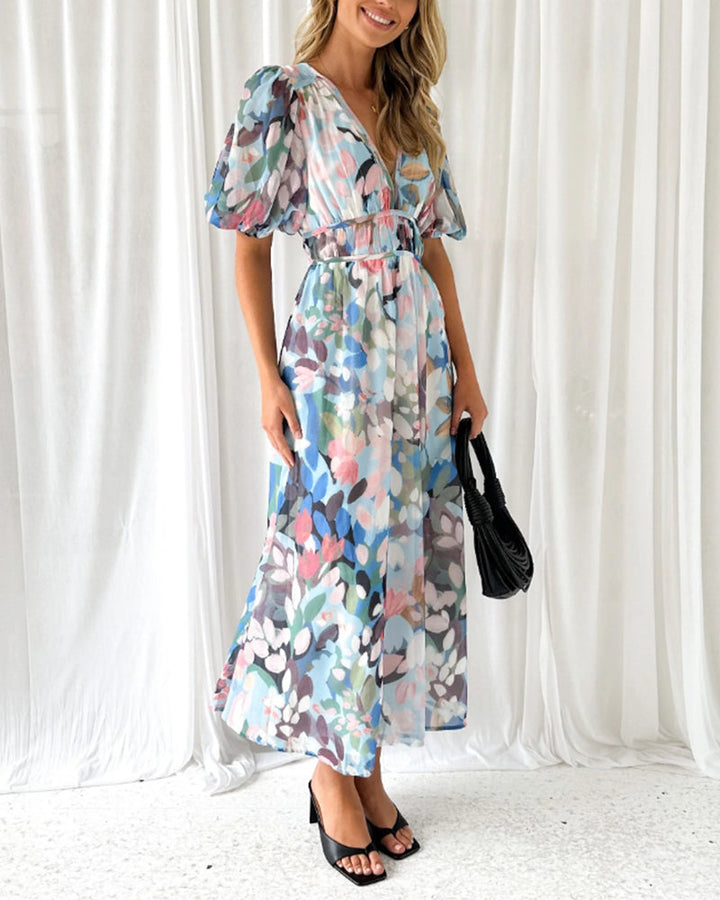 Elvira - Langärmliges Boho-Kleid