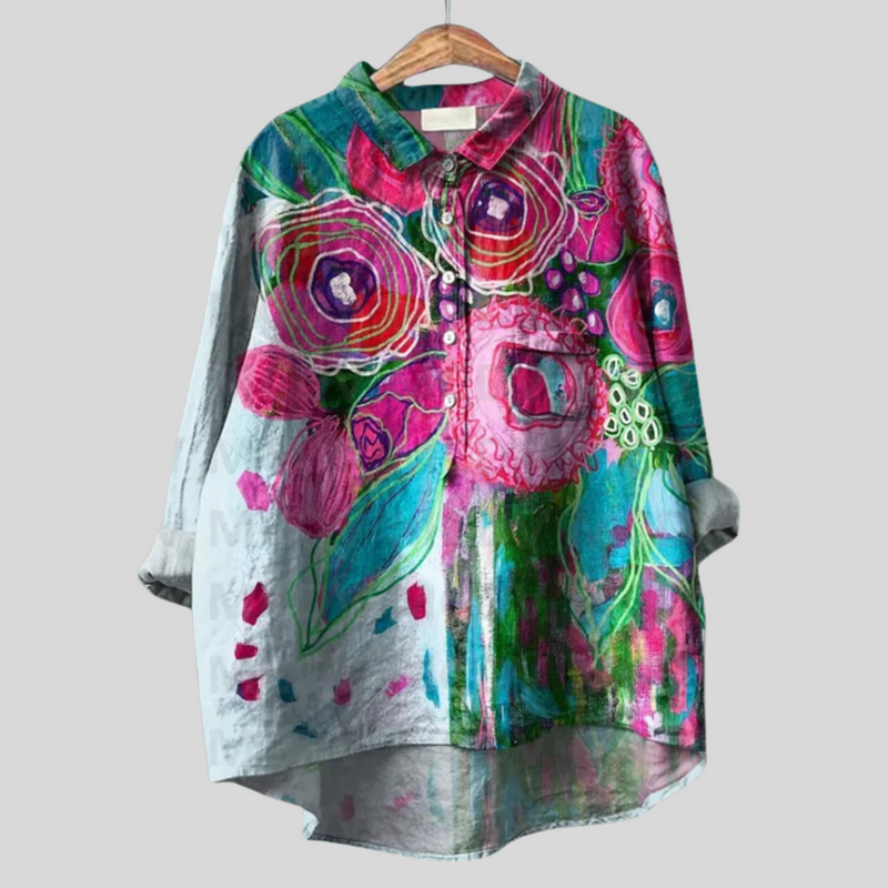 Brandt & Belle | Handgemachte Blumenbluse