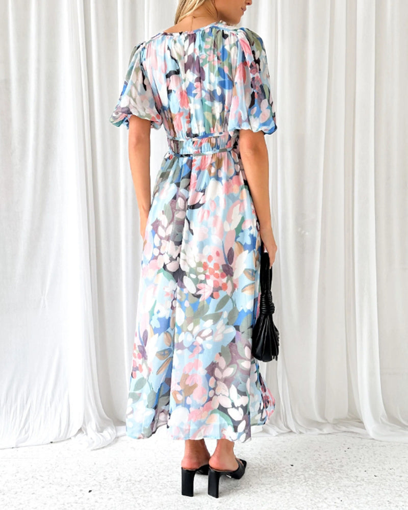 Elvira - Langärmliges Boho-Kleid