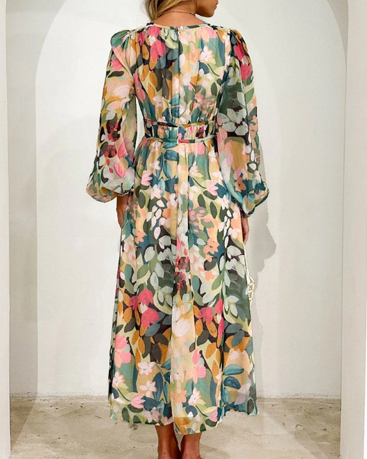 Elvira - Langärmliges Boho-Kleid
