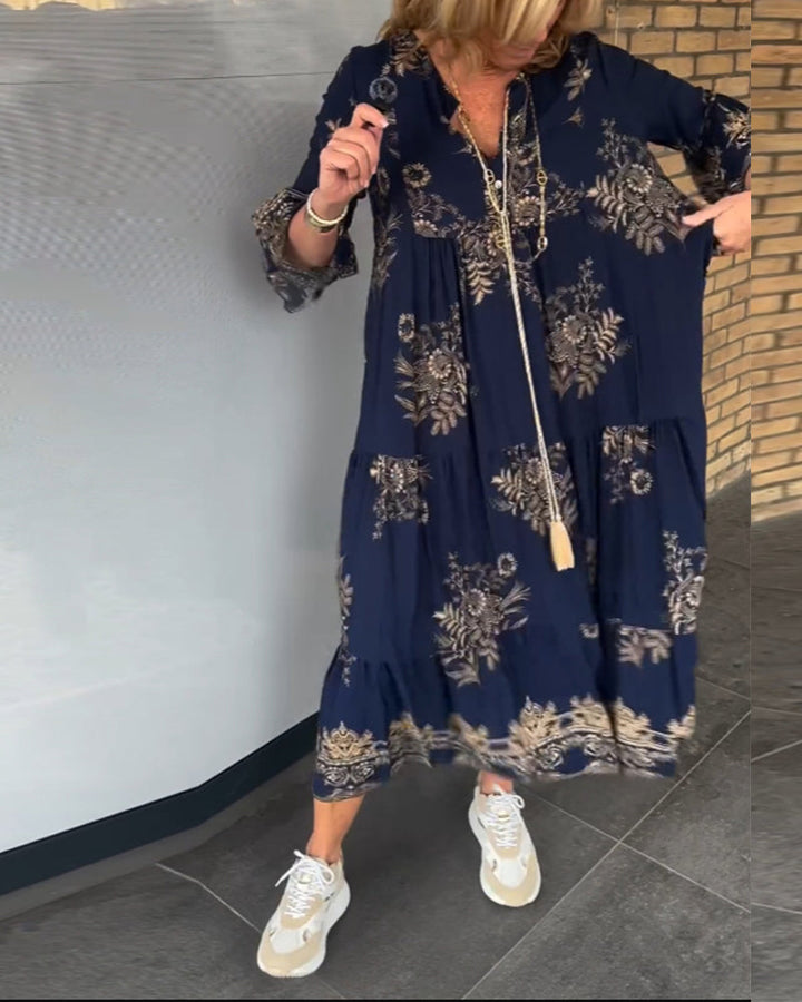 Susan | Elegantes Boho Maxikleid