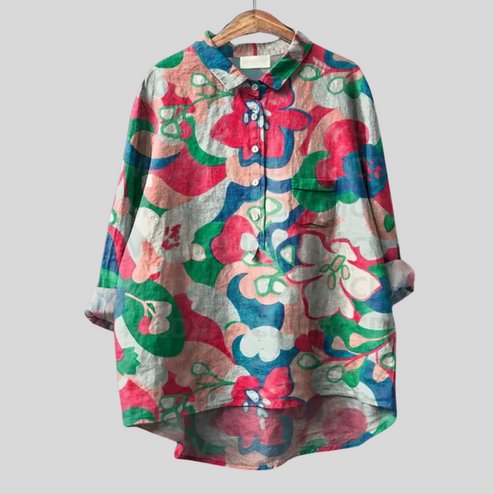 Brandt & Belle | Handgemachte Blumenbluse