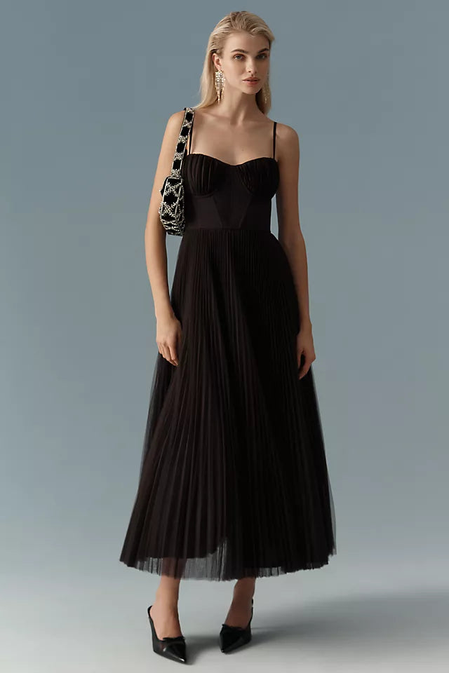 Stefanie™ | Korsett-Plisseekleid aus Tüll