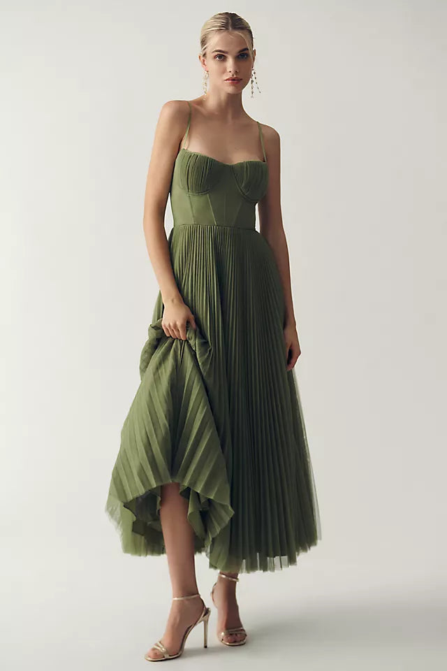 Stefanie™ | Korsett-Plisseekleid aus Tüll