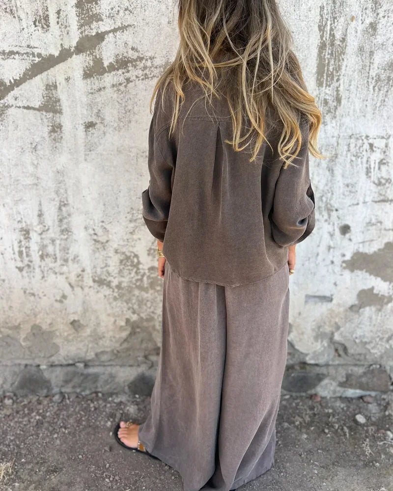 Noa – Bequemer Co-ord-Set aus Leinenmix
