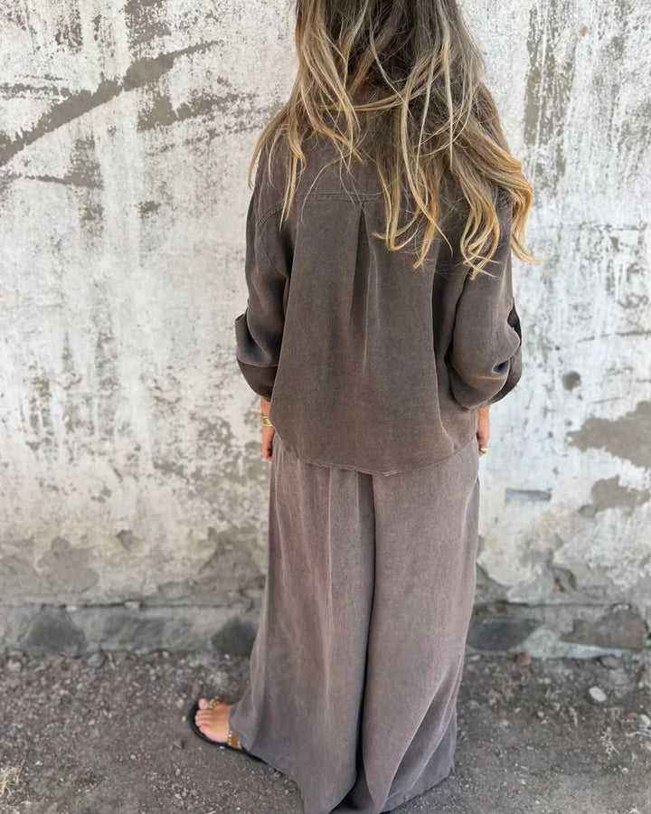 Noa – Bequemer Co-ord-Set aus Leinenmix