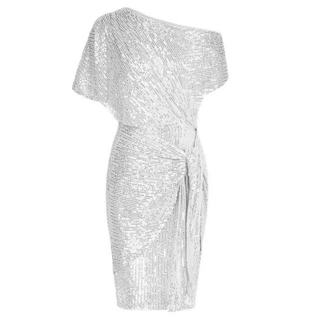 YURIKA - GLAM SCHIMMERNDES PAILLETTEN-KLEID