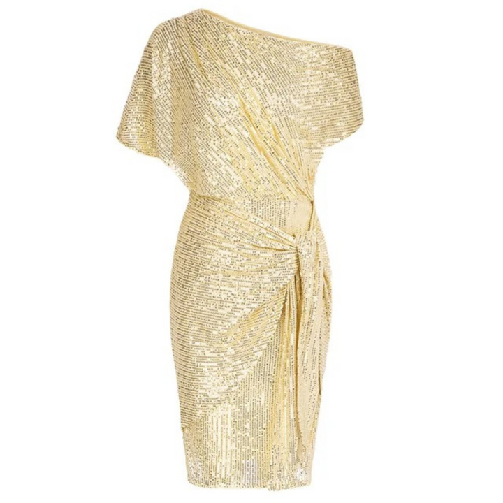 YURIKA - GLAM SCHIMMERNDES PAILLETTEN-KLEID