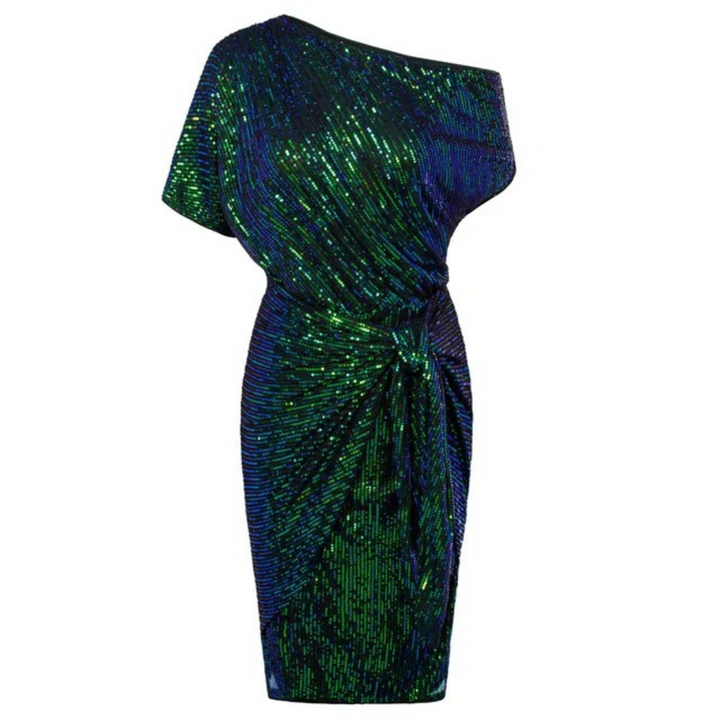 YURIKA - GLAM SCHIMMERNDES PAILLETTEN-KLEID