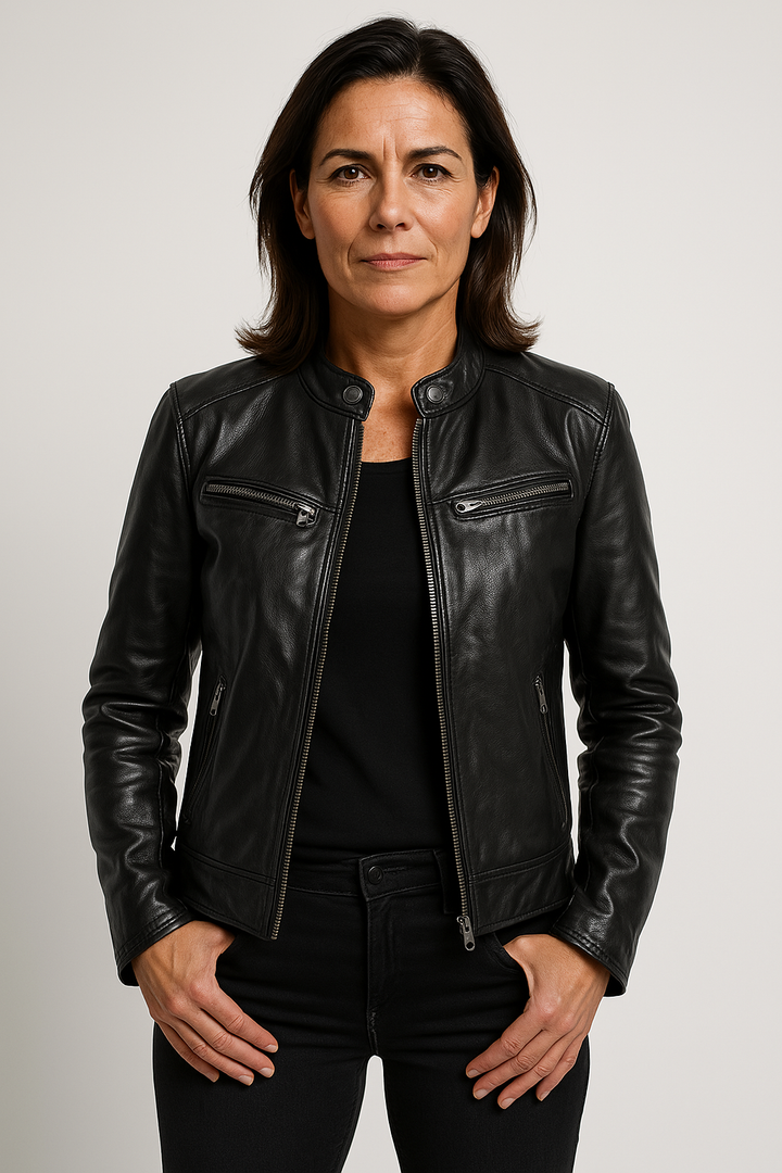 Paul | Lässige Lederjacke