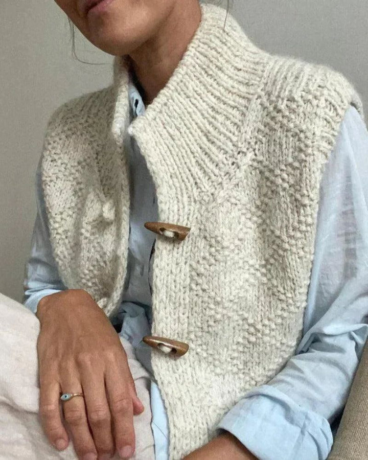 Ingrid – Elegante Strickweste ohne Ärmel