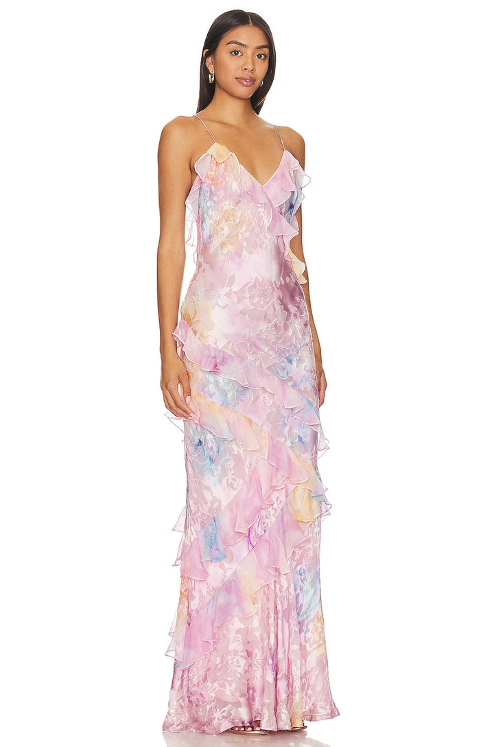 Amanda - Leichtes ärmelloses Maxikleid