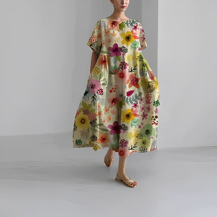 Adelia - Bohemian Blumen Kleid