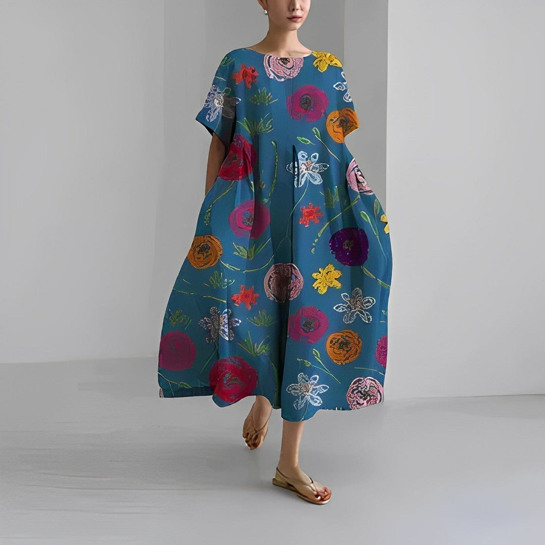 Adelia - Bohemian Blumen Kleid
