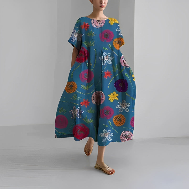 Adelia - Bohemian Blumen Kleid