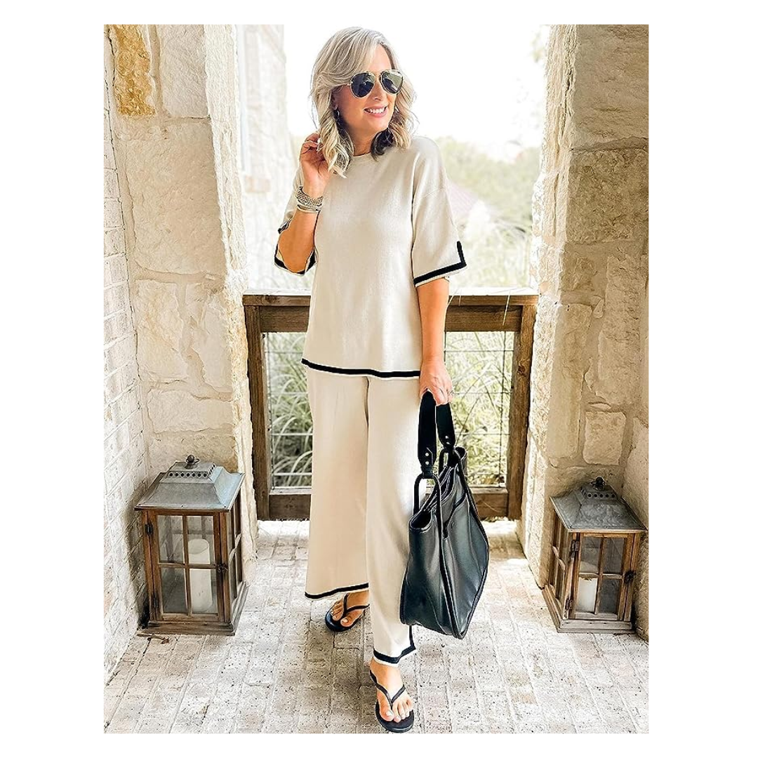 Mariana – Zweiteiliges koreanisches Outfit aus weichem Stretchmaterial