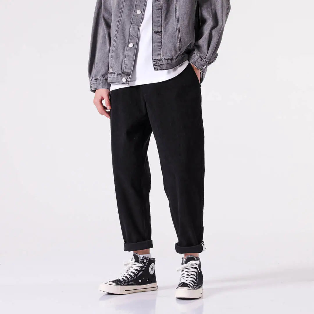 Satoko - Cordhose - Schwarz