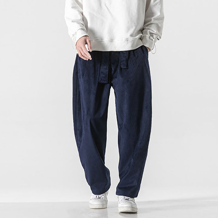 Yushiko - Cordhose - Marinablau