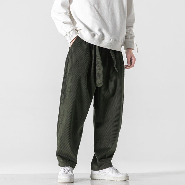 Yushiko - Cordhose - Marinablau