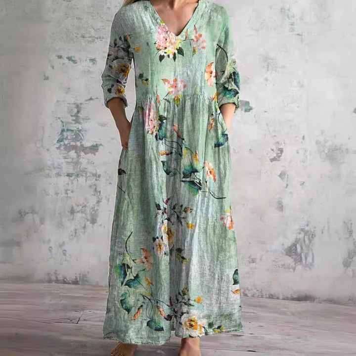 Ariana | Elegantes Blumenkleid in Premium-Qualität