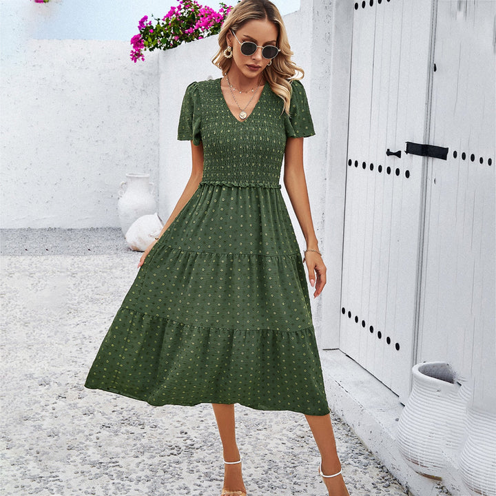 Lola | Figurbetontes Polka Dot Kleid