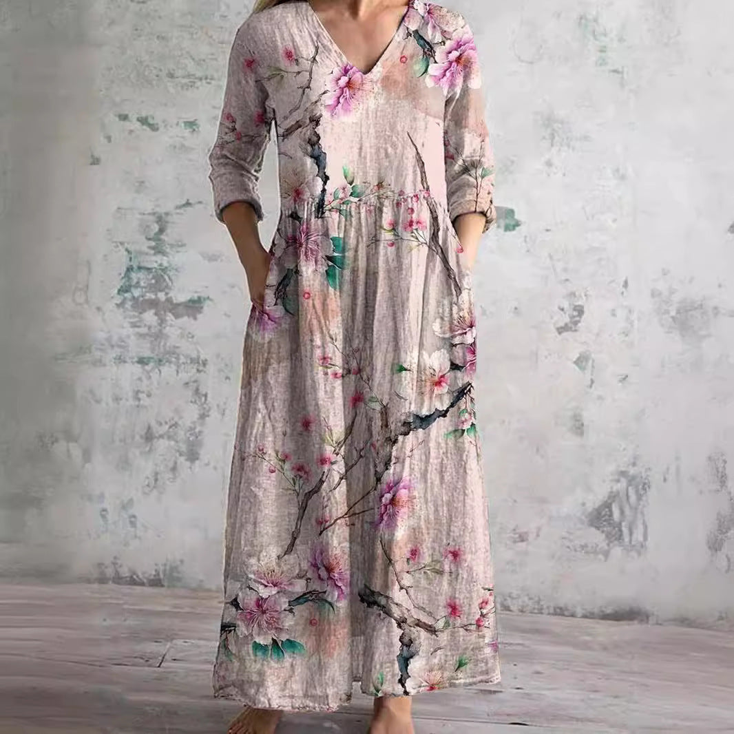 Ariana | Elegantes Blumenkleid in Premium-Qualität
