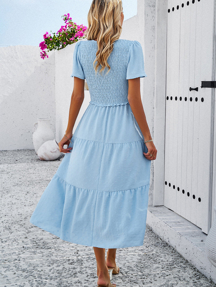 Lola | Figurbetontes Polka Dot Kleid