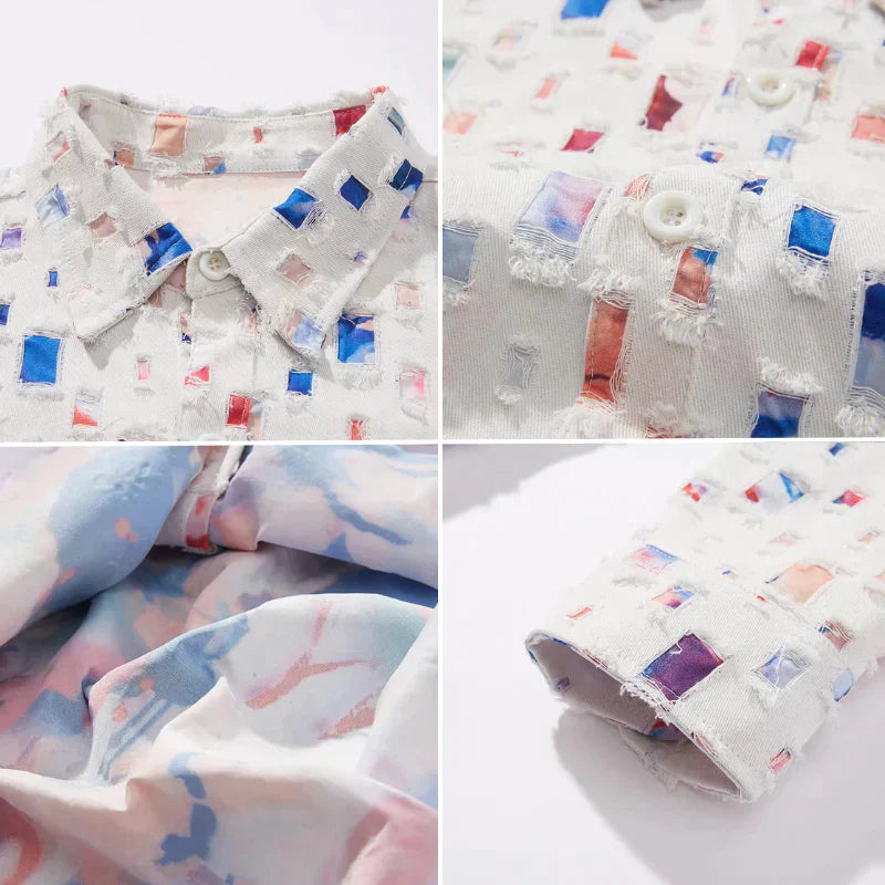Nazirah – Elegantes Mosaik Hemd