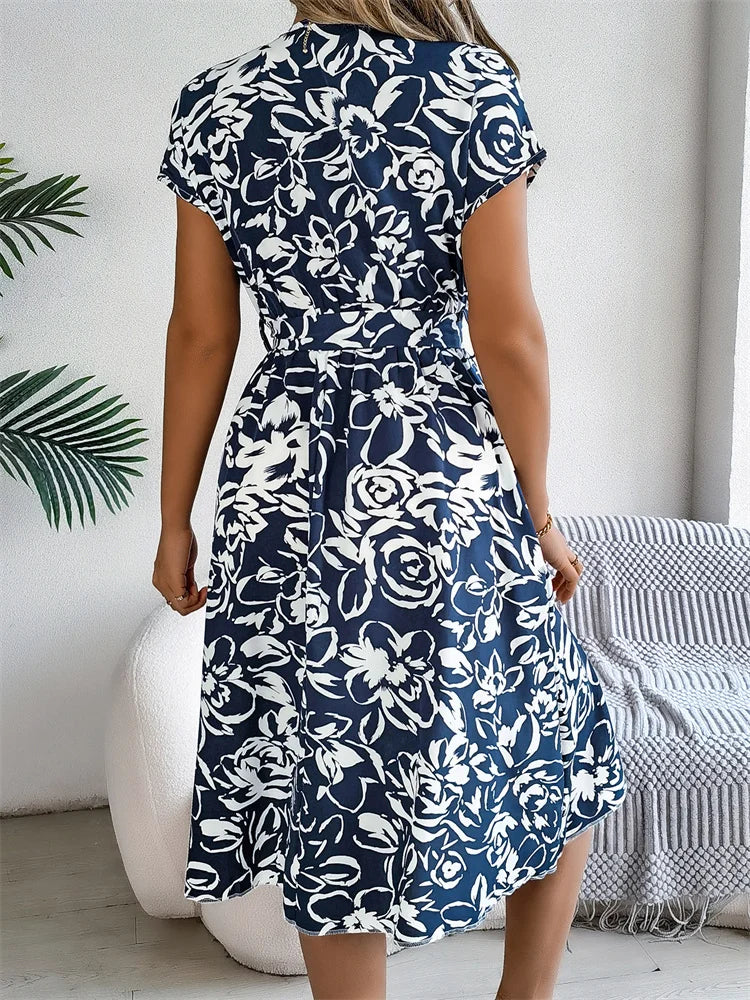 Marta - Kleid mit V-Ausschnitt