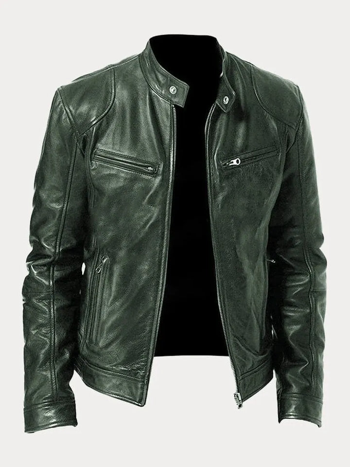 Paul | Lässige Lederjacke
