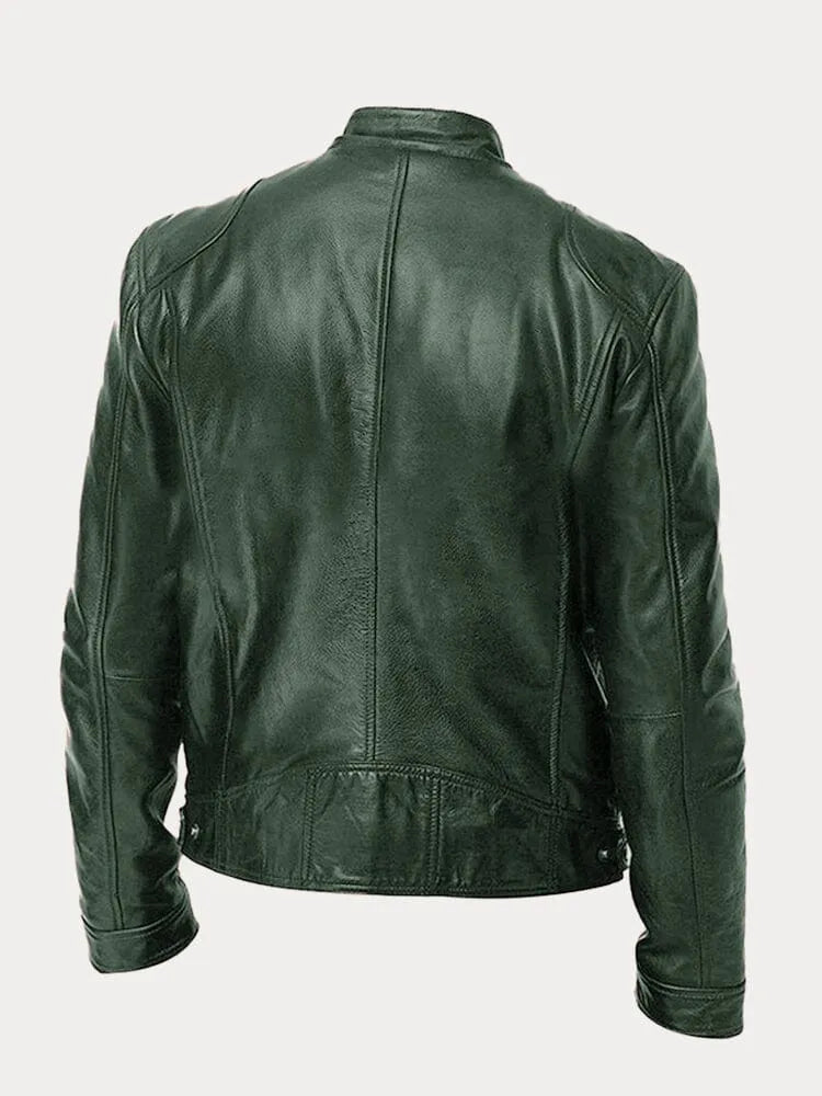 Paul | Lässige Lederjacke