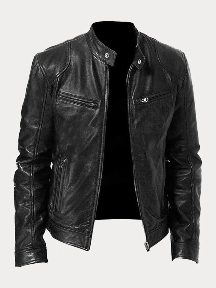 Paul | Lässige Lederjacke