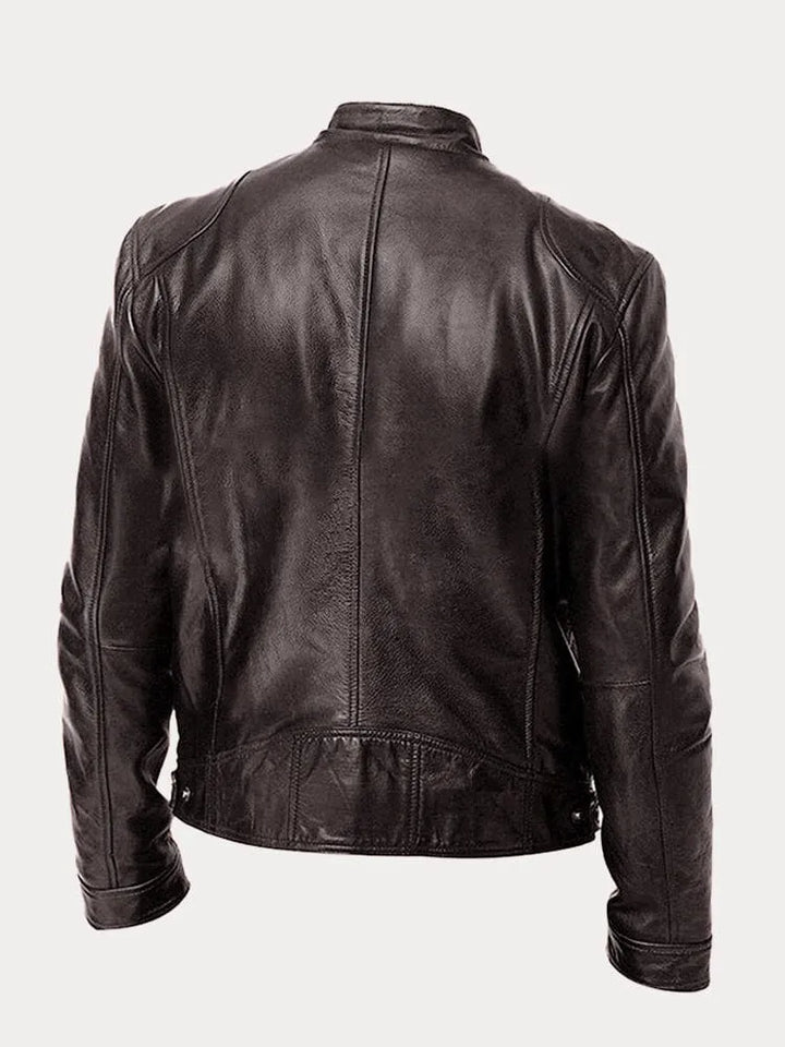 Paul | Lässige Lederjacke